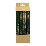 Świeca stołowa DONAU HOME Aura, 22x240mm, 4 szt., zielona