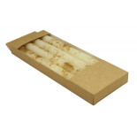 Świeca stołowa DONAU HOME Aura, 22x240mm, 4 szt., kremowa