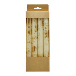 Świeca stołowa DONAU HOME Aura, 22x240mm, 4 szt., kremowa