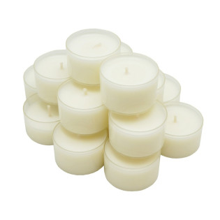 Świeca DONAU HOME Tealight, naturalny wosk, 7h, 18 szt., kremowa