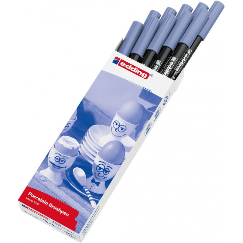 Pisak do porcelany e-4200 EDDING, 1-4mm, fioletowo-niebieski