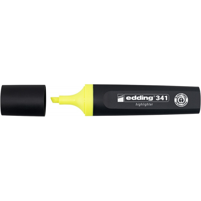 Zakreślacz e-341 EDDING, 2-5mm, żółty