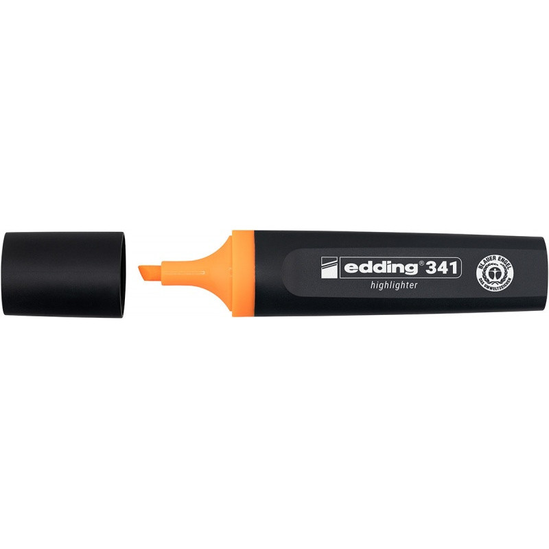 Zakreślacz e-341 EDDING, 2-5mm, pomarańczowy