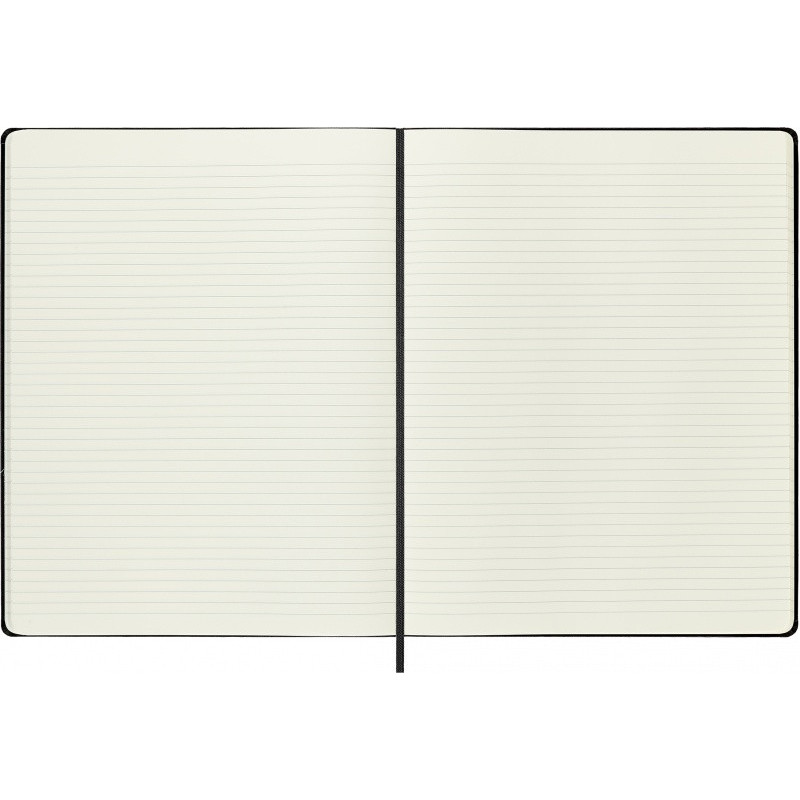 Notes MOLESKINE Classic, XXL, 21,6x27,9cm, w linie, twarda oprawa, czarny, 192 strony