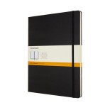 Notes MOLESKINE Classic, XXL, 21,6x27,9cm, w linie, twarda oprawa, czarny, 192 strony