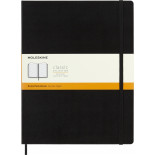 Notes MOLESKINE Classic, XXL, 21,6x27,9cm, w linie, twarda oprawa, czarny, 192 strony