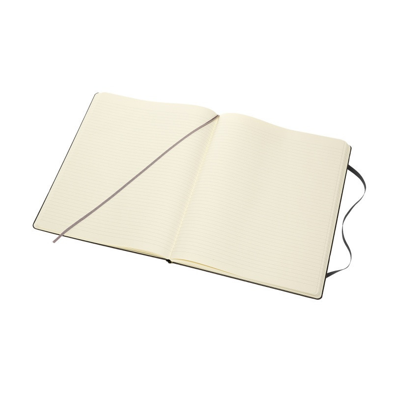 Notes MOLESKINE Classic, XXL, 21,6x27,9cm, w linie, twarda oprawa, czarny, 192 strony