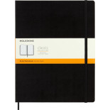 Notes MOLESKINE Classic, XXL, 21,6x27,9cm, w linie, twarda oprawa, czarny, 192 strony