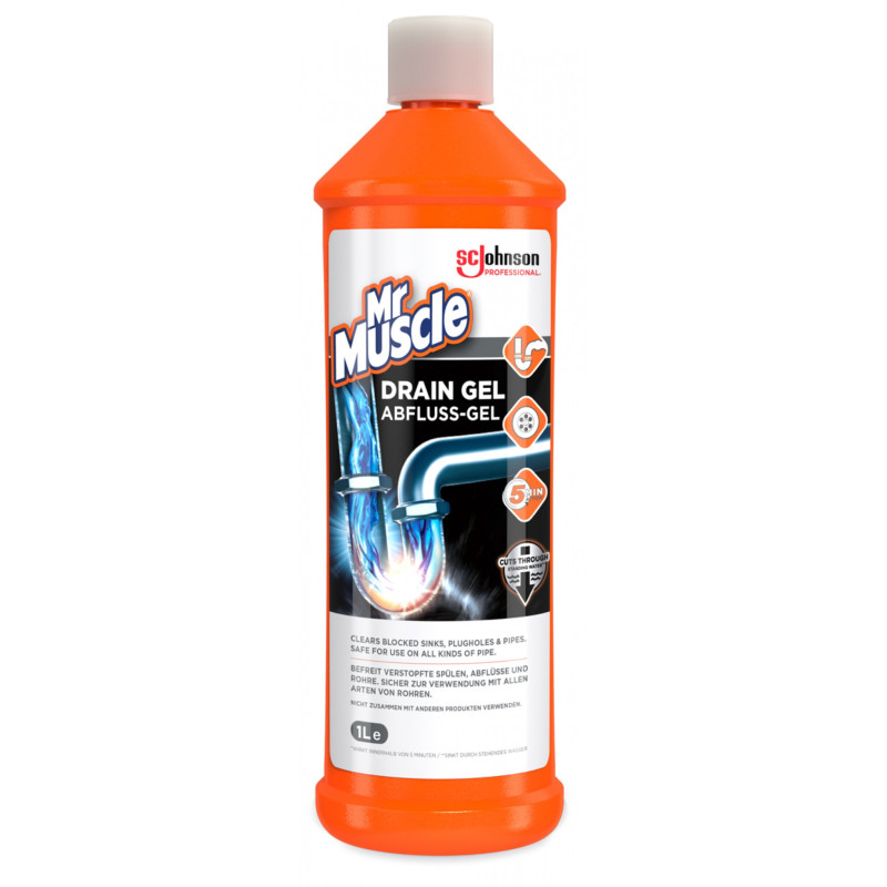 Żel do udrażniania rur MR MUSCLE Drain Gel, 1l