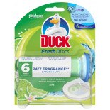 Krążki żelowe do toalet DUCK Fresh Discs Lime, z uchwytem, 6szt.