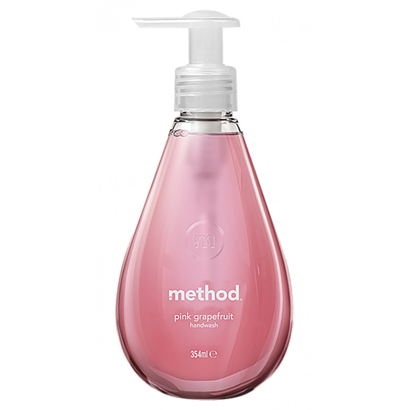 Płyn do mycia rąk METHOD Pink Grapefruit, butelka z pompką, 354ml, różowy