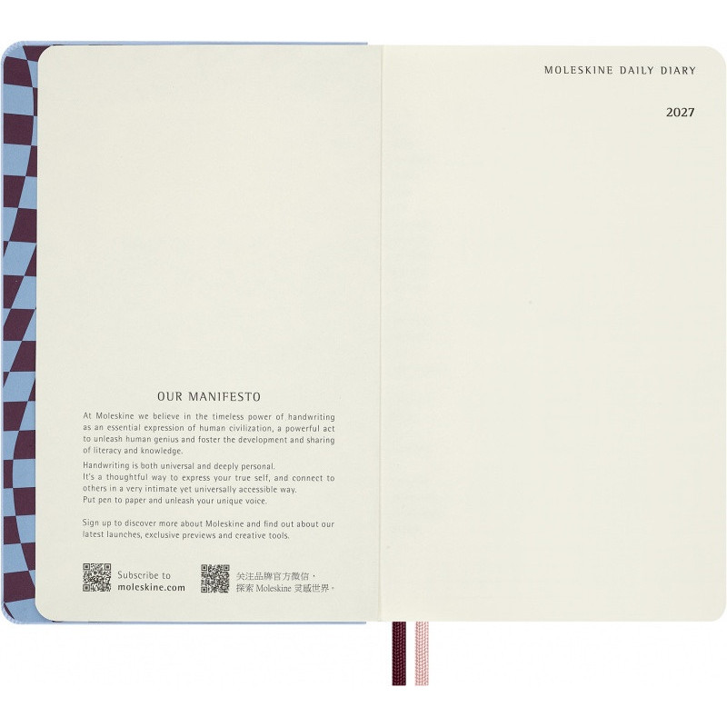 Kalendarz dzienny MOLESKINE 2026 Alice, 12M, L, 13x21cm