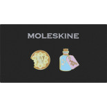 Zestaw 2 przypinek MOLESKINE 2026 Alice, Eat Me + Drink Me