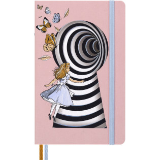 Notes MOLESKINE 2026 Alice, L, 13x21cm, w linie