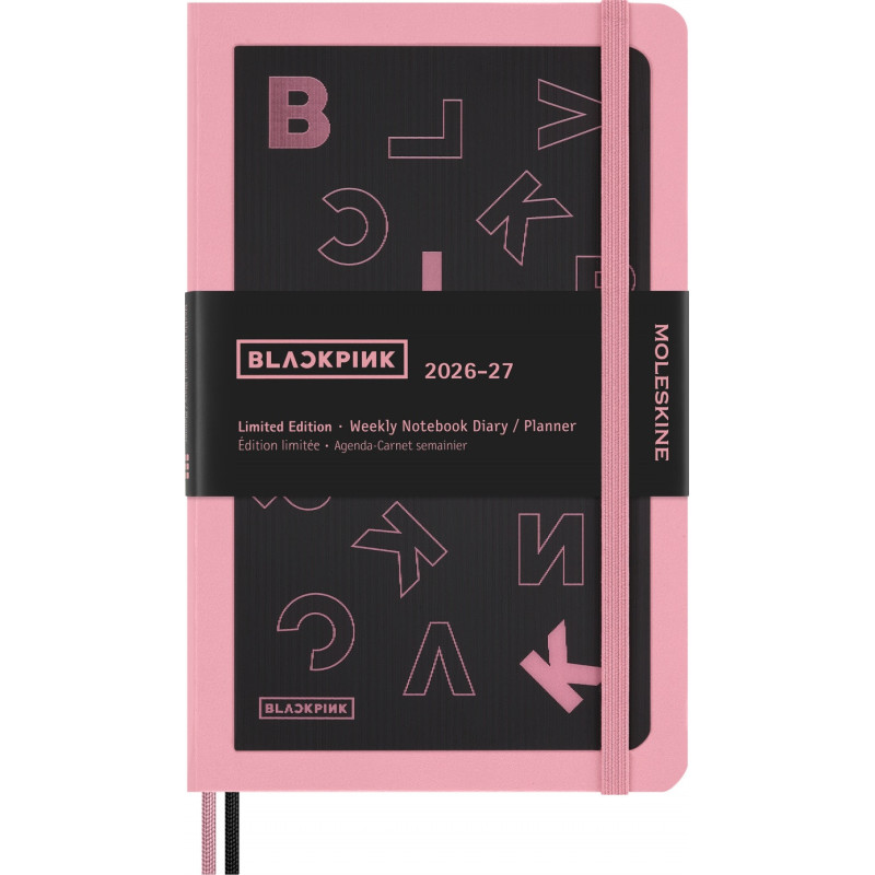 Kalendarz tygodniowy MOLESKINE 2026 Blackpink, 18M, L, 13x21cm