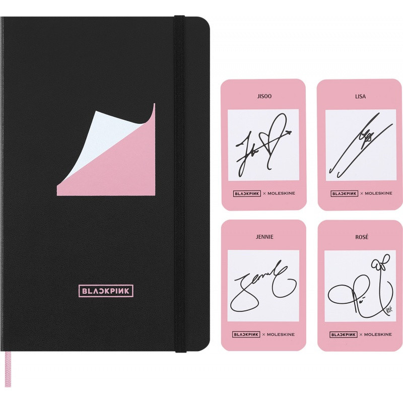 Notes MOLESKINE 2026 Blackpink, L, 13x21cm, w linie