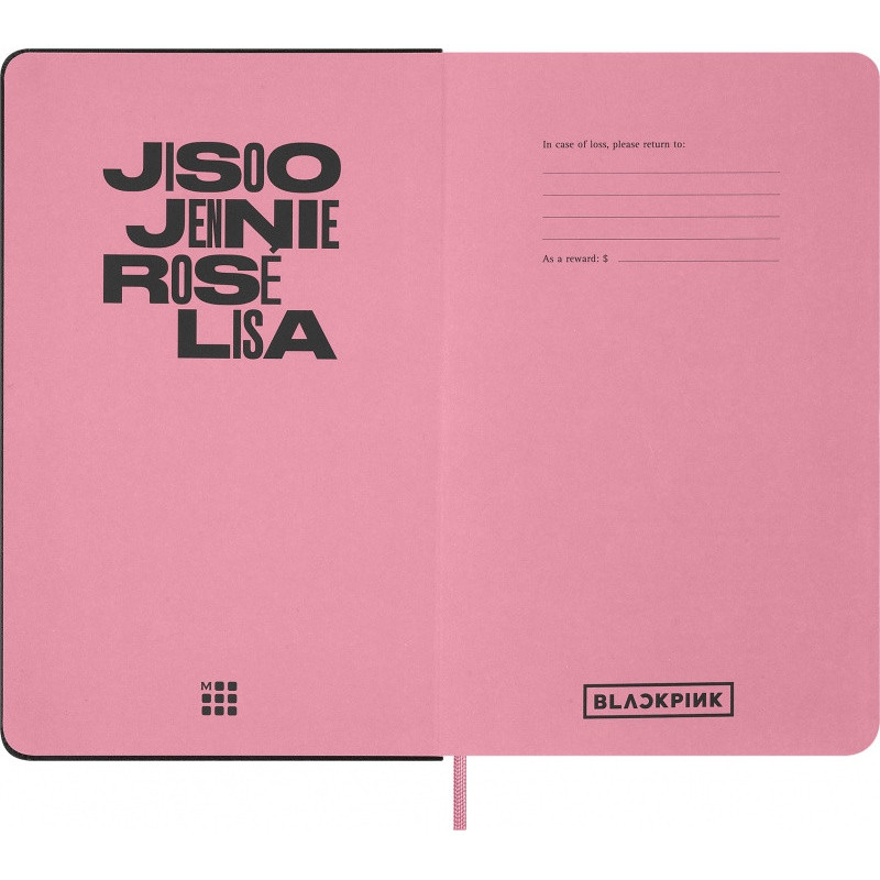 Zestaw MOLESKINE 2026 Blackpink: szkicownik + ołówki