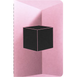 Zestaw MOLESKINE 2026 Blackpink: zeszyt Cahier P, 9x14cm, w linie