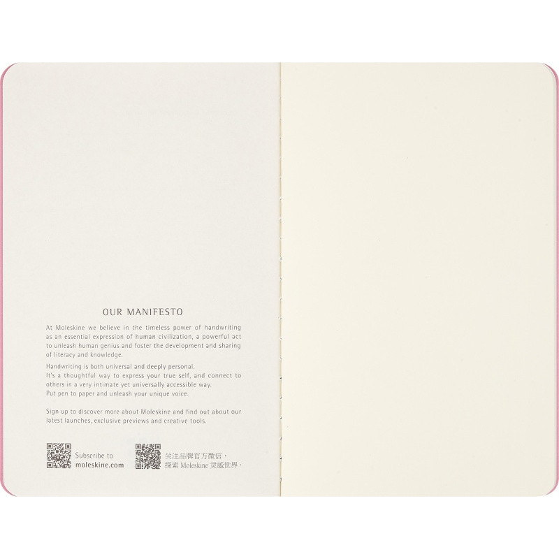 Zestaw MOLESKINE 2026 Blackpink: zeszyt Cahier P, 9x14cm, w linie