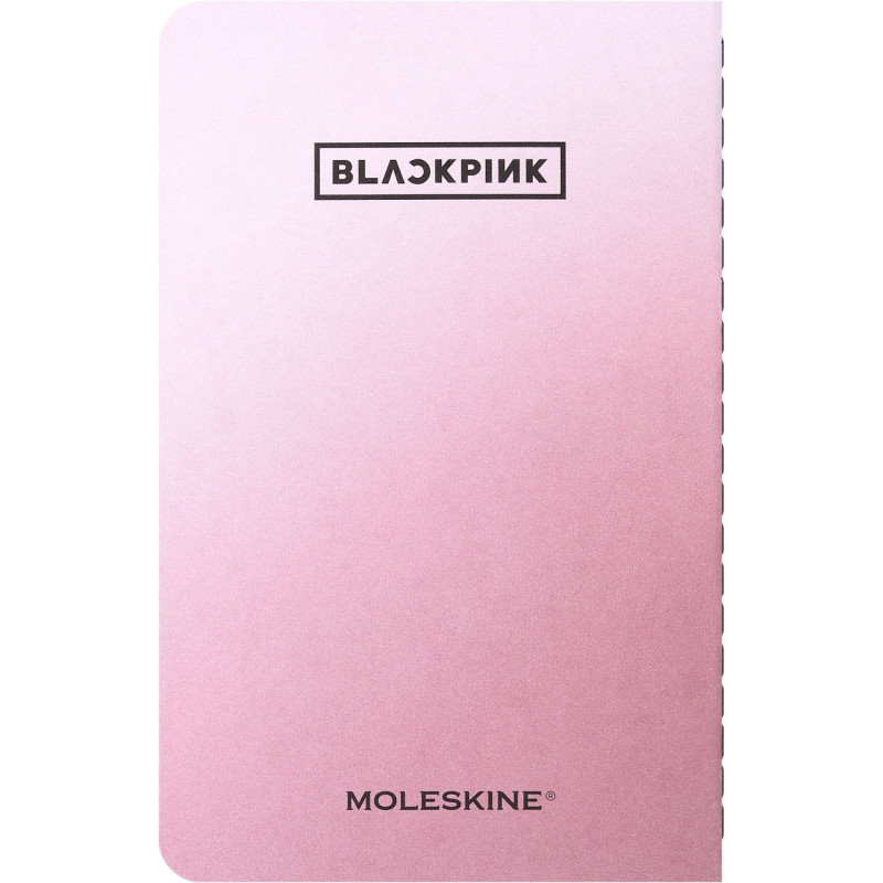 Zestaw MOLESKINE 2026 Blackpink: zeszyt Cahier P, 9x14cm, w linie