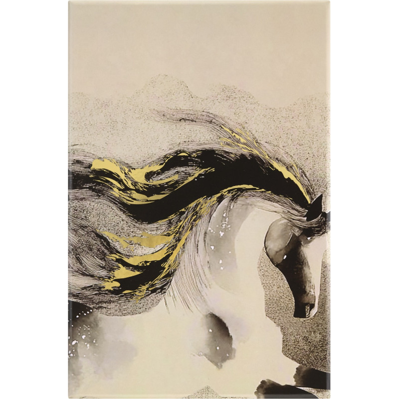 Notes MOLESKINE 2026 Horse, L, w linie, Calligraphy, box