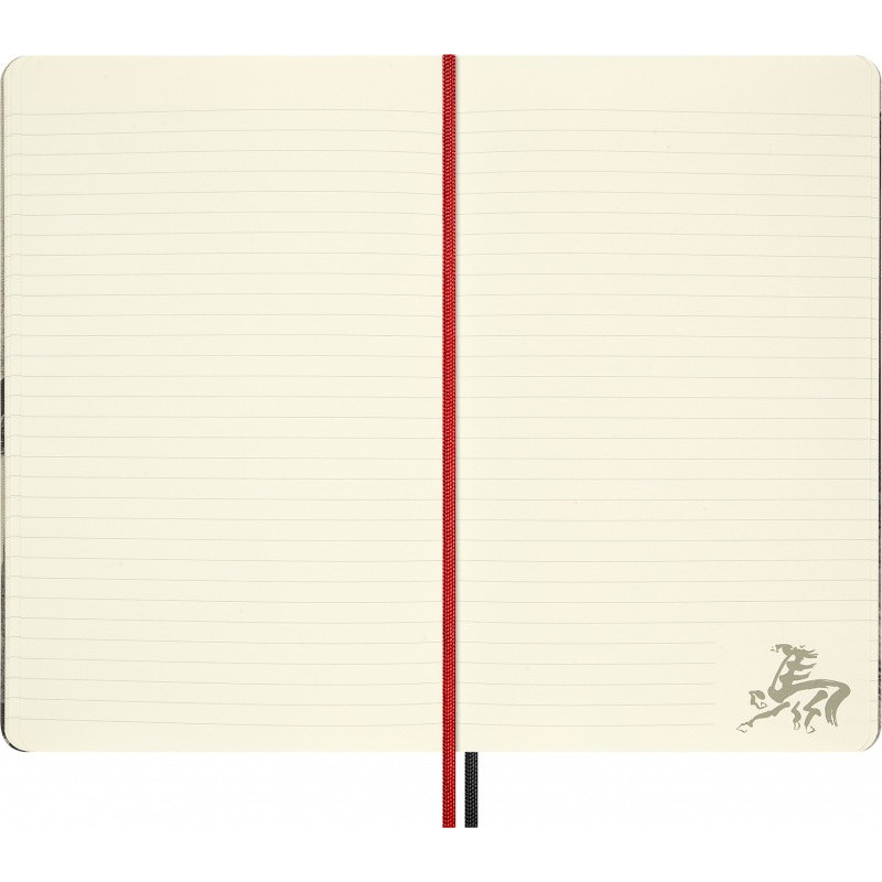 Notes MOLESKINE 2026 Horse, L, w linie, Calligraphy
