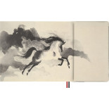 Notes MOLESKINE 2026 Horse, L, w linie, Calligraphy