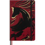 Notes MOLESKINE 2026 Horse, L, w linie, Woodcut