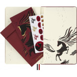 Notes MOLESKINE 2026 Horse, L, w linie, Woodcut