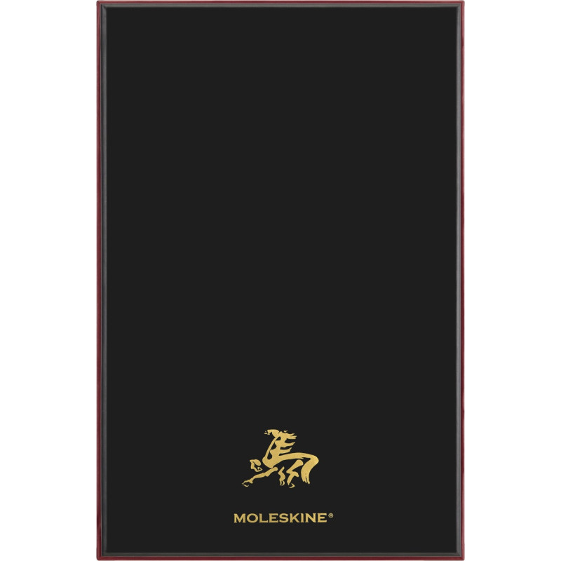 Notes MOLESKINE 2026 Horse, L, w linie, Woodcut, box