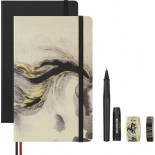 Zestaw kreatywny MOLESKINE 2026 Horse: notes Calligraphy + Japanese Album + Kaweco + Washi
