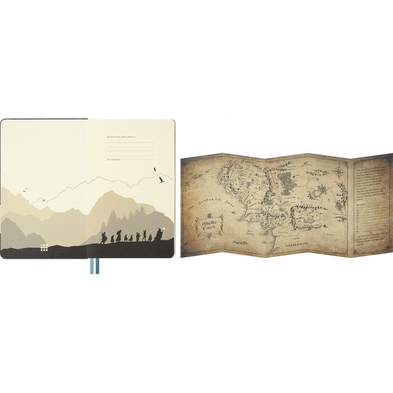 Kalendarz tygodniowy MOLESKINE 2026 Lord of the Rings, 12M, L, 13x21cm