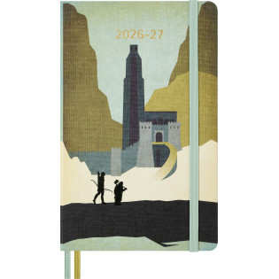 Kalendarz tygodniowy MOLESKINE 2026 Lord of the Rings, 18M, L, 13x21cm