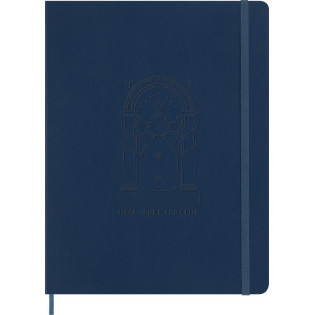 Notes MOLESKINE 2026 LOTR Doors of Durin, XL, 13x21cm, w linie, miękka oprawa