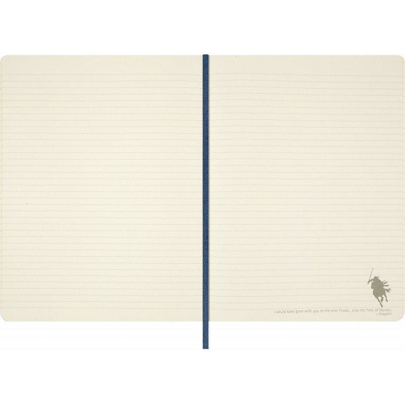 Notes MOLESKINE 2026 LOTR Doors of Durin, XL, 13x21cm, w linie, miękka oprawa