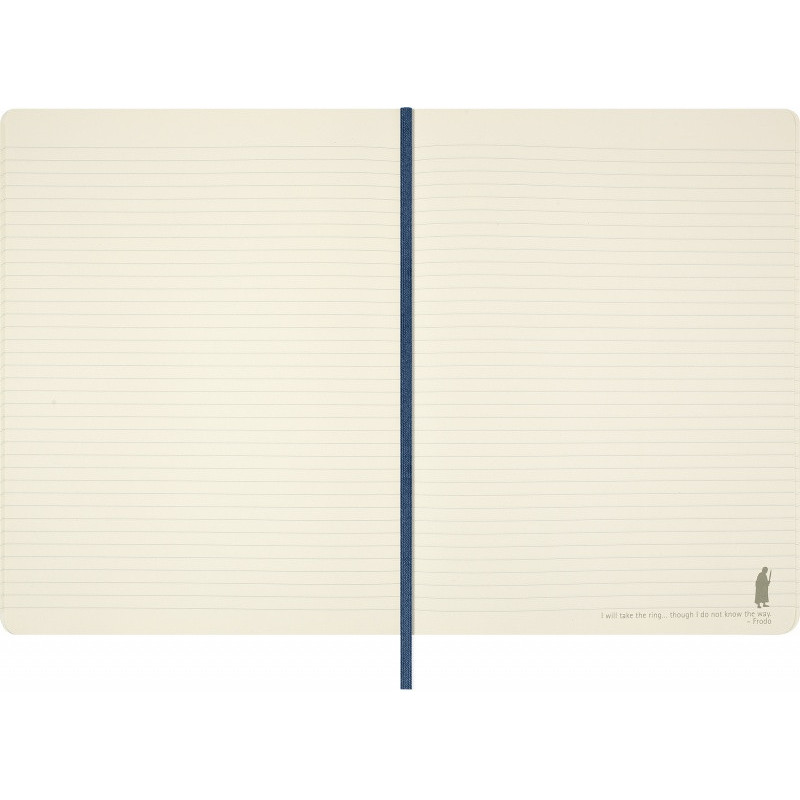 Notes MOLESKINE 2026 LOTR Doors of Durin, XL, 13x21cm, w linie, miękka oprawa