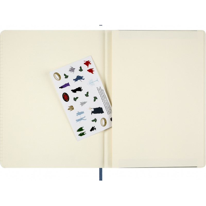 Notes MOLESKINE 2026 LOTR Doors of Durin, XL, 13x21cm, w linie, miękka oprawa