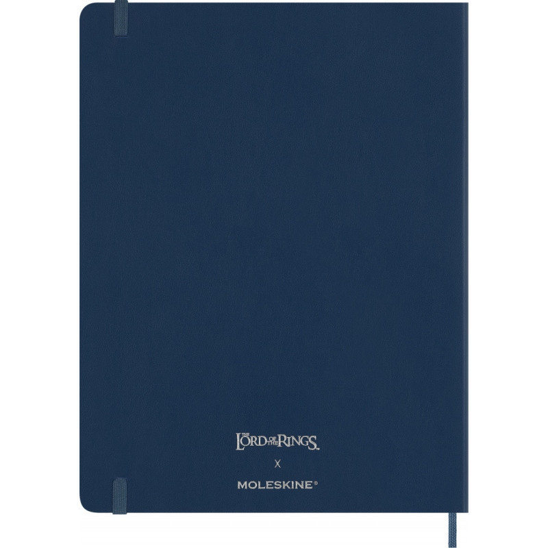 Notes MOLESKINE 2026 LOTR Doors of Durin, XL, 13x21cm, w linie, miękka oprawa