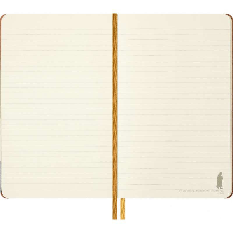 Notes MOLESKINE 2026 LOTR Frodo Sam, L, 13x21cm, w linie
