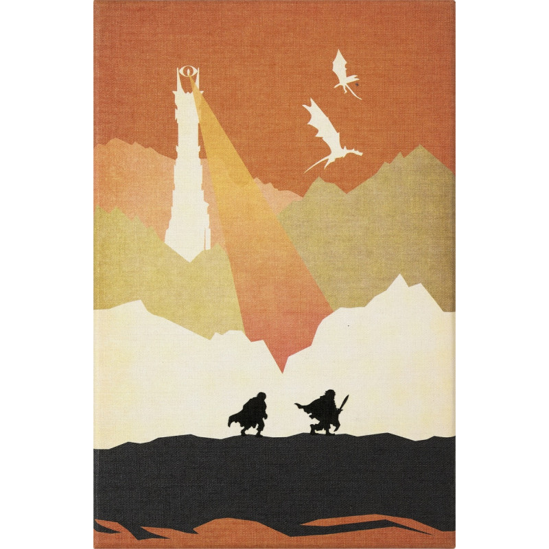 Notes MOLESKINE 2026 LOTR Frodo Sam, L, 13x21cm, w linie, box