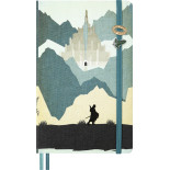 Zestaw 2 przypinek MOLESKINE 2026 LOTR, Pierścień i Liść