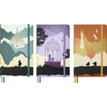 Zestaw 3 notesów MOLESKINE 2026 LOTR, 13x21cm, box