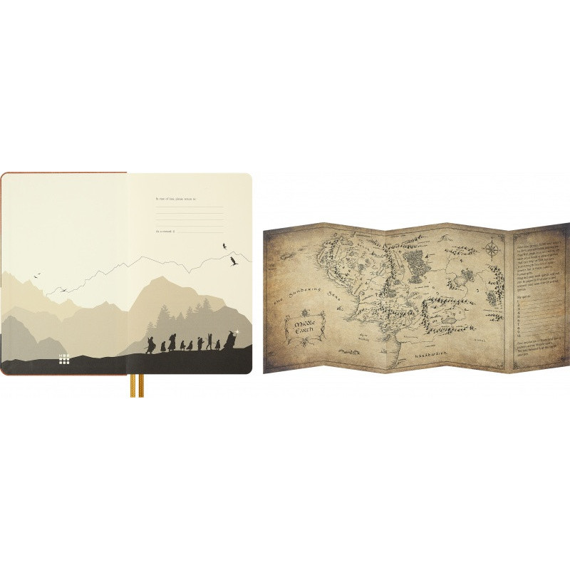 Zestaw MOLESKINE 2026 LOTR: notes 13x21cm + długopis Kaweco + przypinki + box