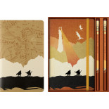 Zestaw MOLESKINE 2026 LOTR: notes 13x21cm + zeszyt Cahier L + 2 ołówki + box