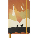 Zestaw MOLESKINE 2026 LOTR: notes 13x21cm + zeszyt Cahier L + 2 ołówki + box