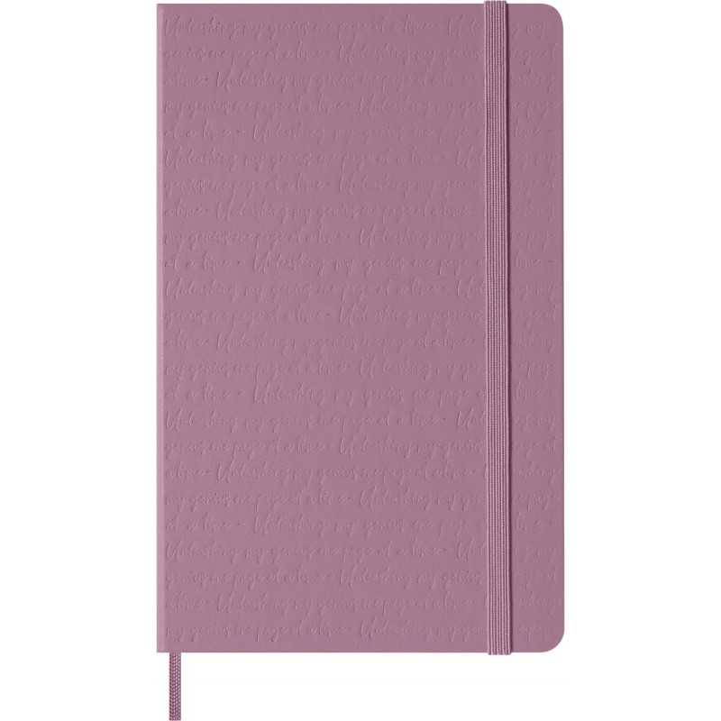 Notes MOLESKINE 2026, L, 13x21cm, gładki, twarda oprawa, majestic pink