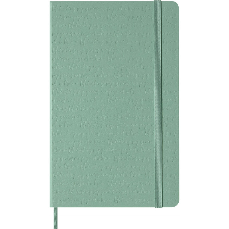 Notes MOLESKINE 2026, L, 13x21cm, gładki, twarda oprawa, Sage Green