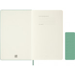 Notes MOLESKINE 2026, L, 13x21cm, gładki, twarda oprawa, Sage Green