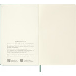 Notes MOLESKINE 2026, L, 13x21cm, gładki, twarda oprawa, Sage Green