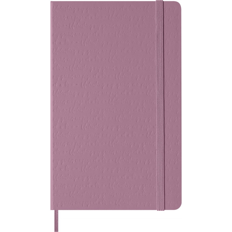Notes MOLESKINE 2026, L, 13x21cm, w linie, twarda oprawa, majestic pink